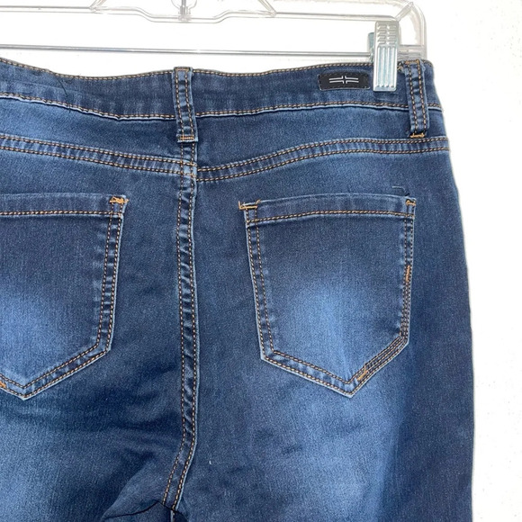 Liverpool Stitch Fix Dark Wash Mid-rise Straight Leg Jeans 28 Short Women’s - Picture 7 of 13